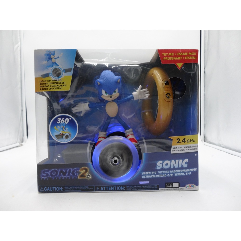 JAKKS Pacific Sonic The Hedgehog Speed RC Skateboard Gold Ring Controller